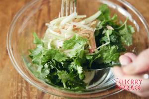 香味野菜のホワイトバルサミコ和え