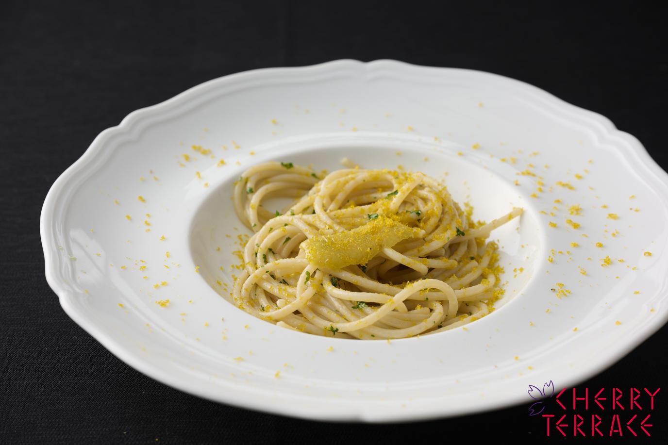 Bottarga e limone（からすみとレモンのパスタ）